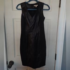 Size 0 Banana Republic Leather Sheath Dress
